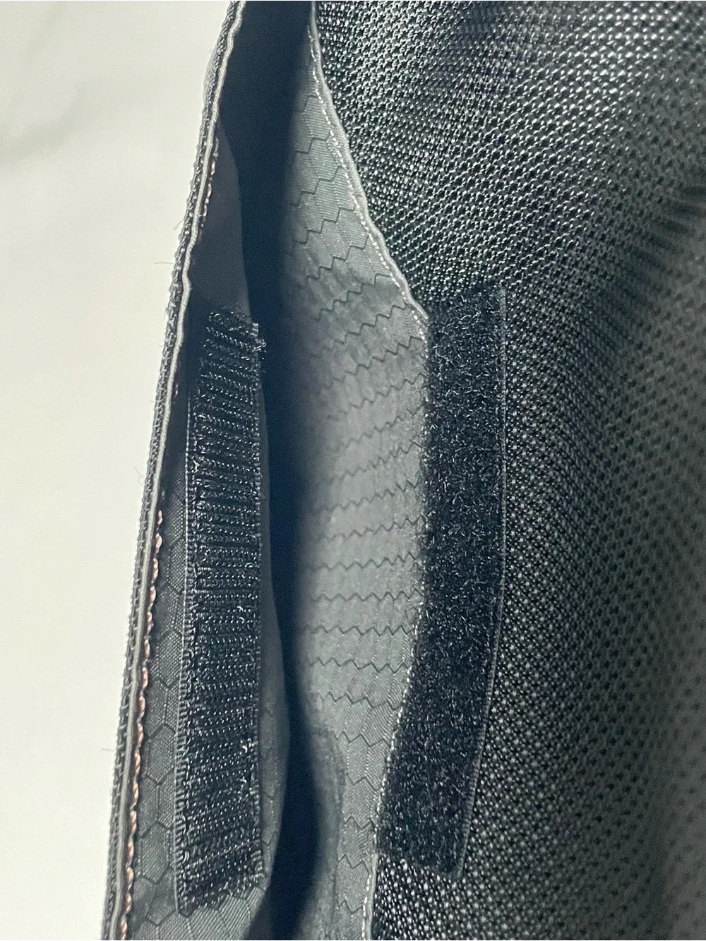 Tumi Black Nylon Duffel Tote with Subtle Red Logo
